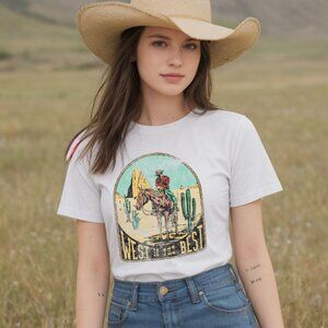 West Is The Best Graphic Tee, Wild West Shirt, Western Graphic Shirt